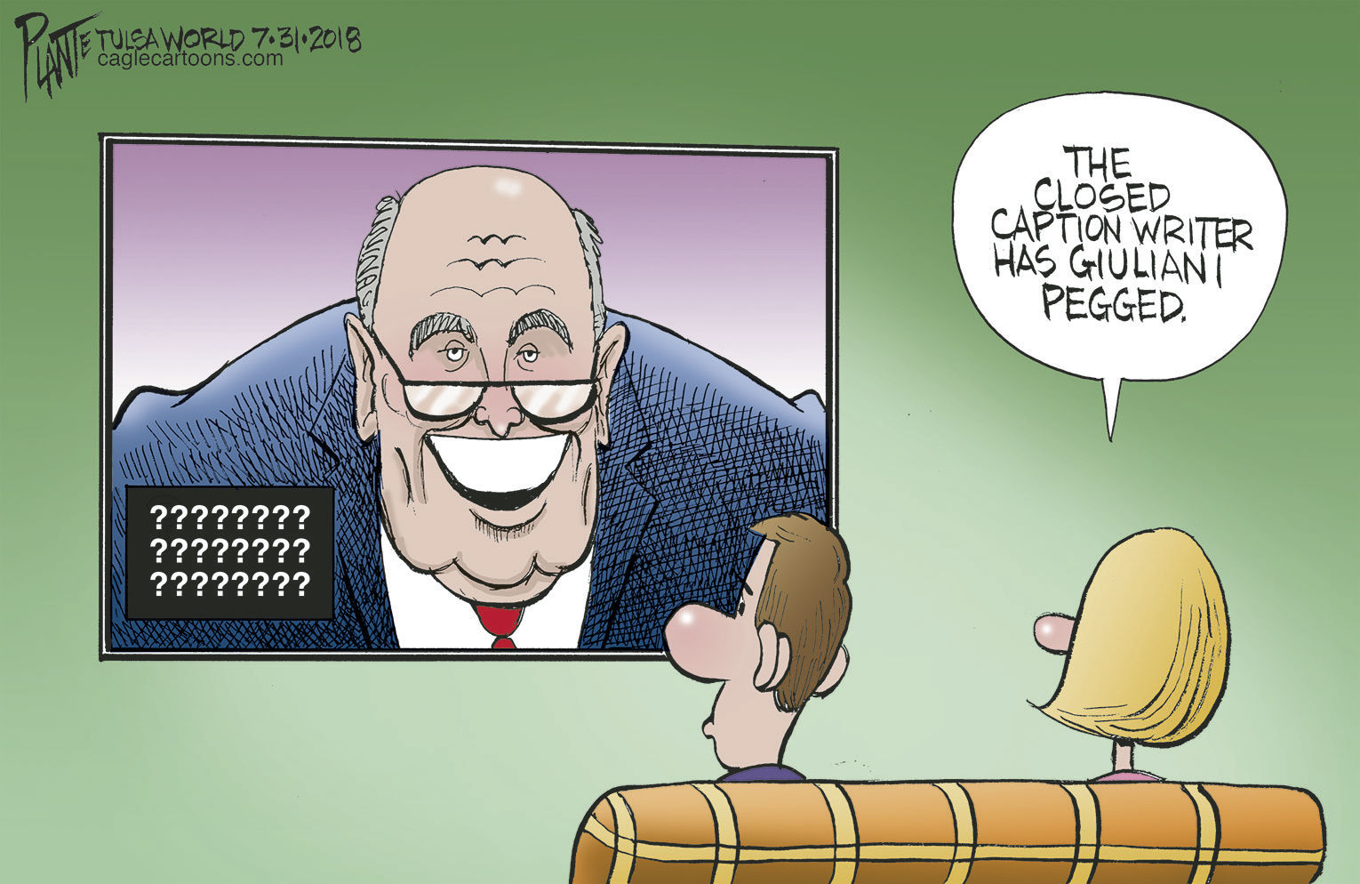 Bruce Plante Cartoon: Rudy Giuliani